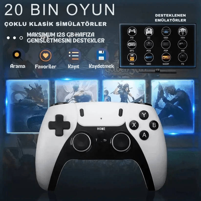 Retro Max™ GameMaster Elite Kablosuz Retro Oyun Konsolu - Retro Max